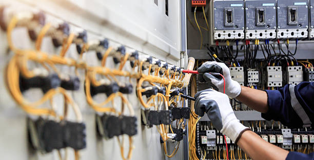 Professional Electrician technician working in Yaphank, NY